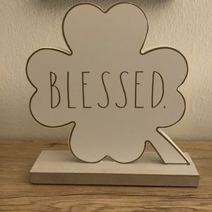 Rae Dunn BLESSED Shamrock St. Patrick’s Day Sign